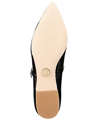 Things Ii Come Women's Kyra Luxurious Slip-on Mary Jane Pointed Toe Flats