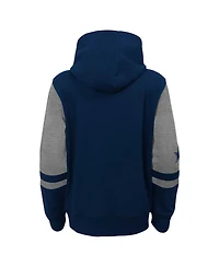 Big Boys Navy Dallas Cowboys Colorblock Full-Zip Hoodie