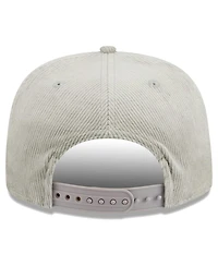 Men's New Era Gray Chicago Bulls The Golfer Corduroy 9FIFTY Snapback Hat