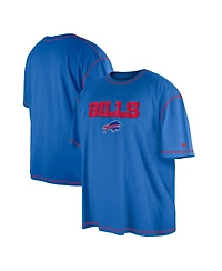 Men's New Era Royal Buffalo Bills Third Down Big and Tall Puff Print T-shirt