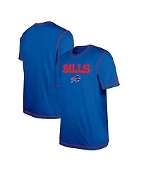 Men's New Era Royal Buffalo Bills Third Down Puff Print T-shirt
