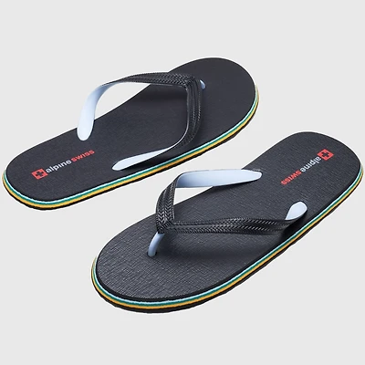 Alpine Swiss Men's Flip Flops | Ultra-light Thin Eva foam Sandals for Beach Pool Everyday Wear Simple Flexible Men