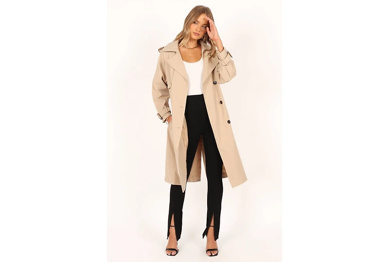 Petal and Pup Women's Trina Button Front Trench Coat
