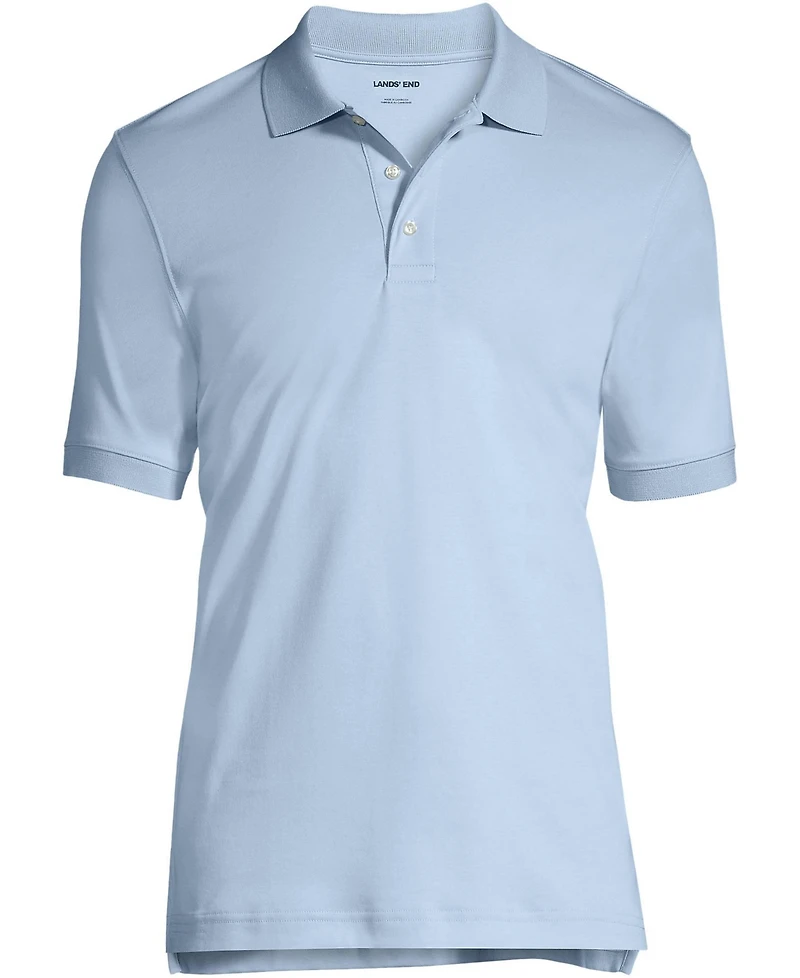 Lands' End Men's Short Sleeve Interlock Polo Shirt