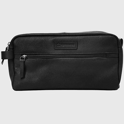 AlpineSwiss Sedona Toiletry Bag Genuine Leather Shaving Kit Dopp Travel Case