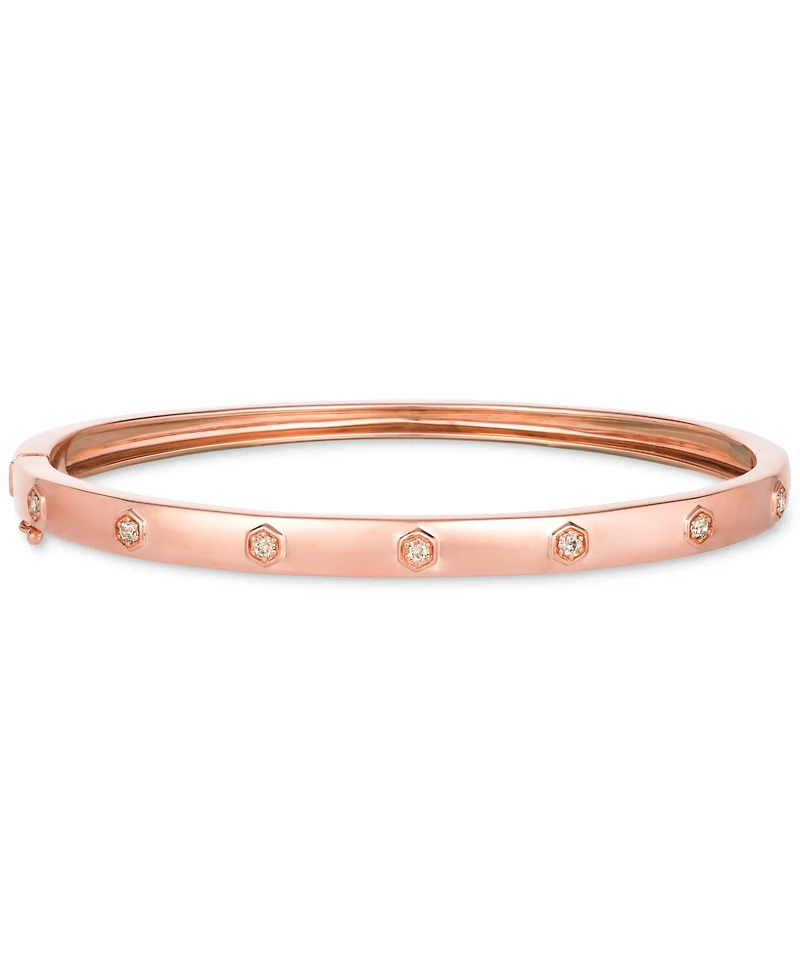 Le Vian Anywear Everywear Nude Diamond Bangle Bracelet (1/5 ct. t.w.) 14k Gold (Also Available Rose or White Gold)