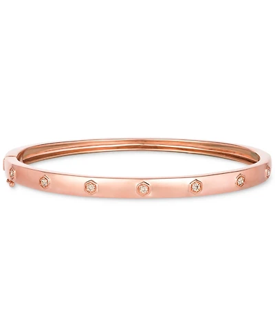 Le Vian Anywear Everywear Nude Diamond Bangle Bracelet (1/5 ct. t.w.) 14k Gold (Also Available Rose or White Gold)