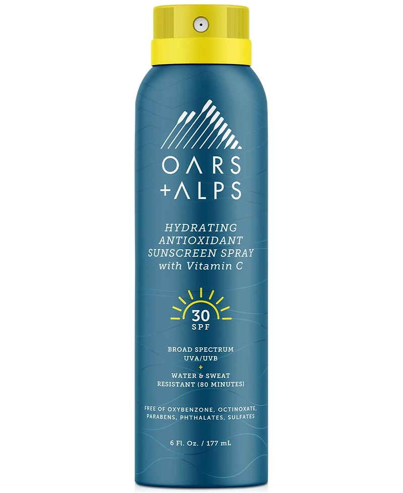 Oars + Alps Hydrating Antioxidant Sunscreen Spray Spf 30