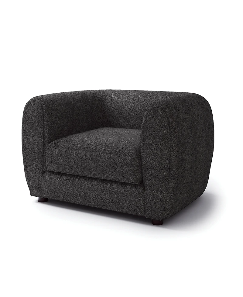 Valerian 45" Boucle Fabric Club Chair