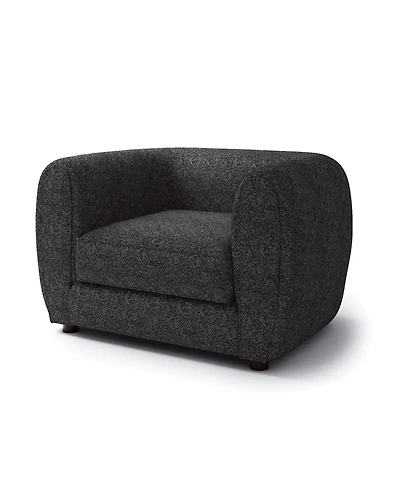 Valerian 45" Boucle Fabric Club Chair