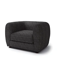 Valerian 45" Boucle Fabric Club Chair