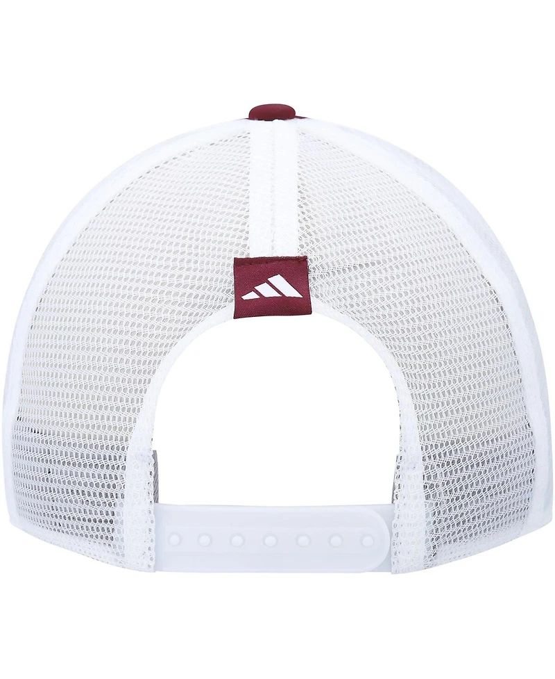 Men's adidas Maroon Arizona State Sun Devils Phrase Foam Front Trucker Adjustable Hat