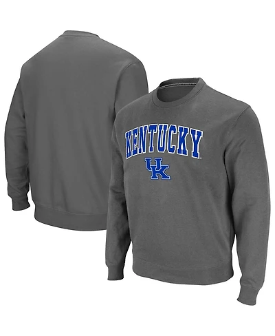 Colosseum Men's Kentucky Wildcats Arch & Logo Pullover Sweatshirt