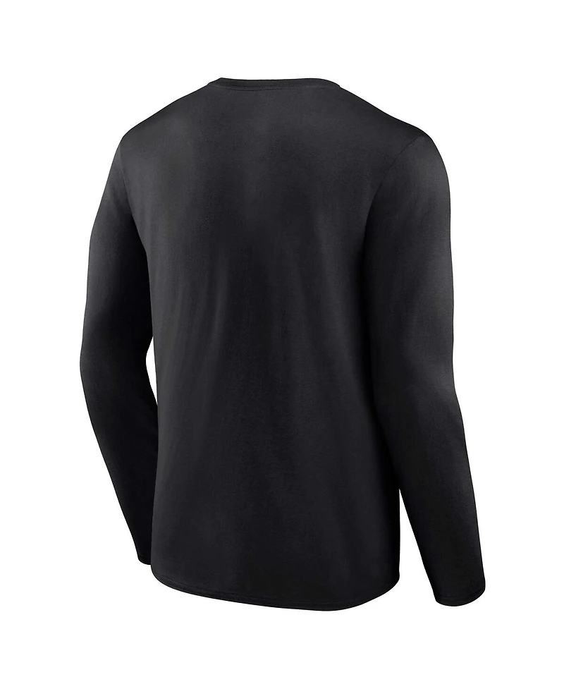 Men's Fanatics Michigan State Spartans Distressed Arch Over Logo Long Sleeve T-shirt