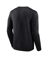 Men's Fanatics Michigan State Spartans Distressed Arch Over Logo Long Sleeve T-shirt