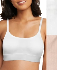 Hanes Women's 2-Pk. Originals Ultimate Longline Bralette DHO104