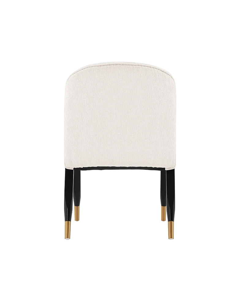Manhattan Comfort Ola 21.46" Wide Chenille Upholstered Dining Chair