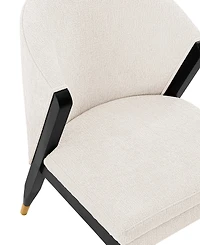 Manhattan Comfort Ola 2-Piece Chenille Upholstered Dining Chair Set