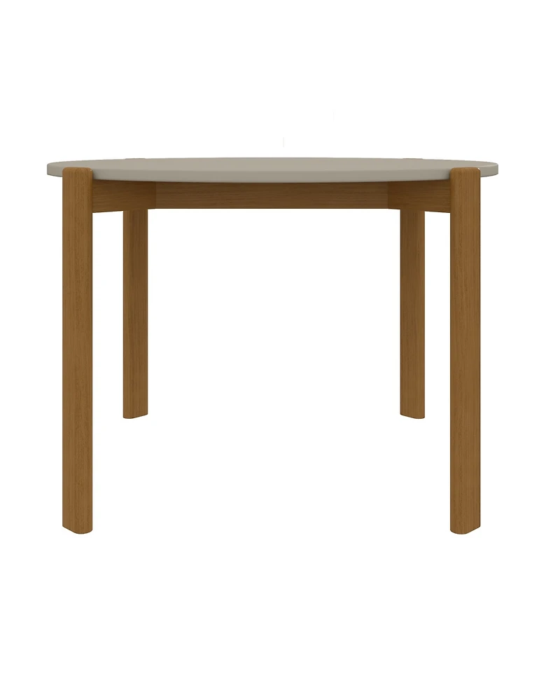 Manhattan Comfort Gales 46.54" Medium Density Fiberboard Round Dining Table