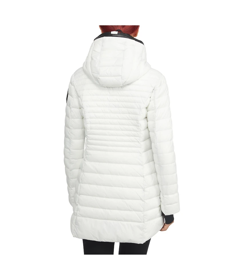 Pajar Women's Lyvien Packable Light Weight Puffer Coat with Fixed Hood