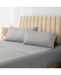 Striped Silky Soft Cooling Deep Pocket Performance Sheet Set