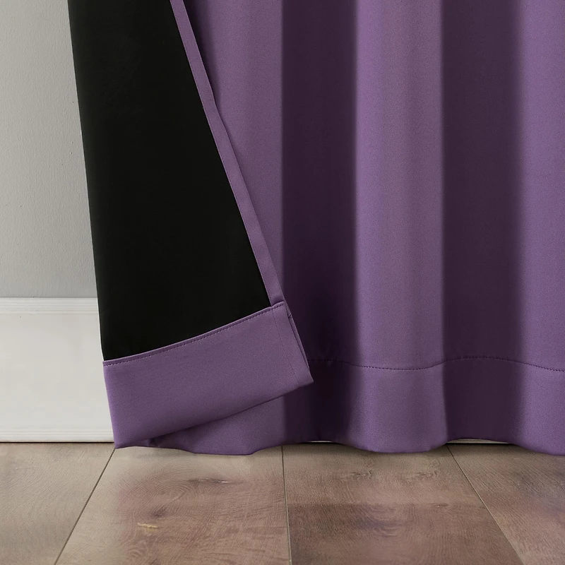 Rianna Theater Grade Extreme 100% Blackout Rod Pocket Curtain Panel
