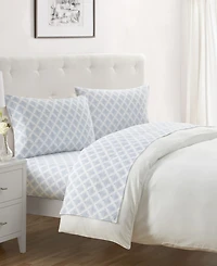 Tahari Home Alexa 100% Cotton Flannel 4-Pc. Sheet Set