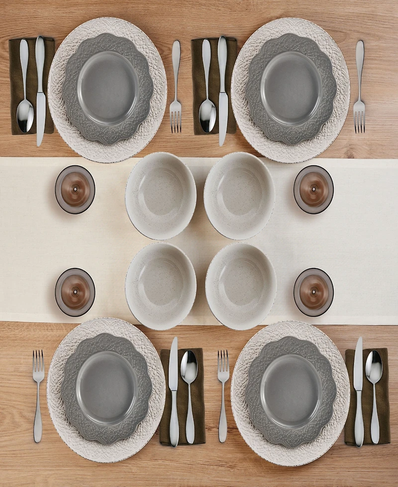 Pfaltzgraff Gia 12-Pc Dinnerware Set, Service for 4