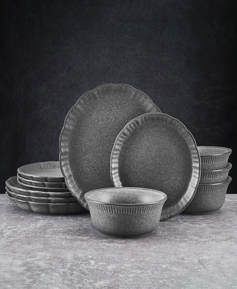 Pfaltzgraff Noah 12-Pc Dinnerware Set, Service for 4