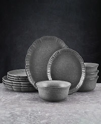 Pfaltzgraff Noah 12-Pc Dinnerware Set, Service for 4