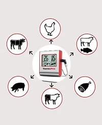 ThermoPro Pack of 1 TP16W Digital Meat Cooking Smoker Kitchen Grill Bbq Thermometer