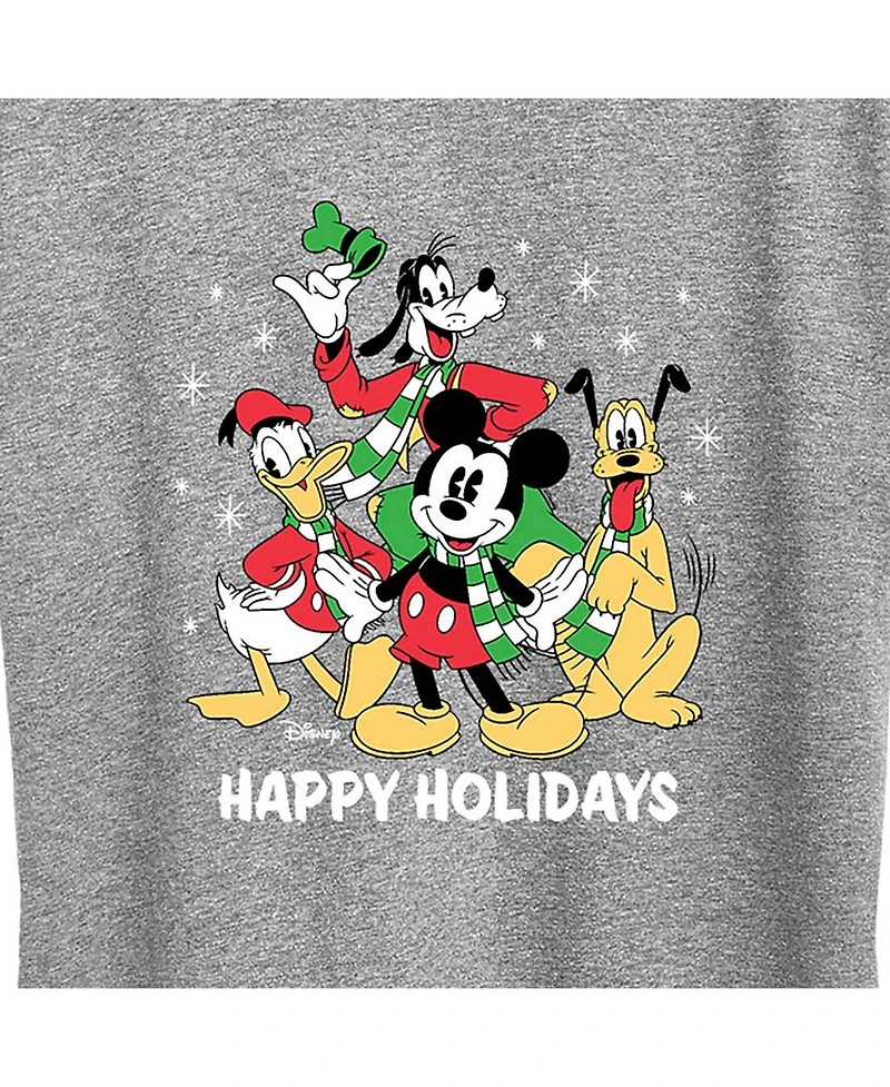 Air Waves Trendy Plus Disney Happy Holidays Graphic T-shirt