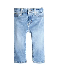 Gerber Baby Boys Neutral Straight Fit Jeans With Elastic Back