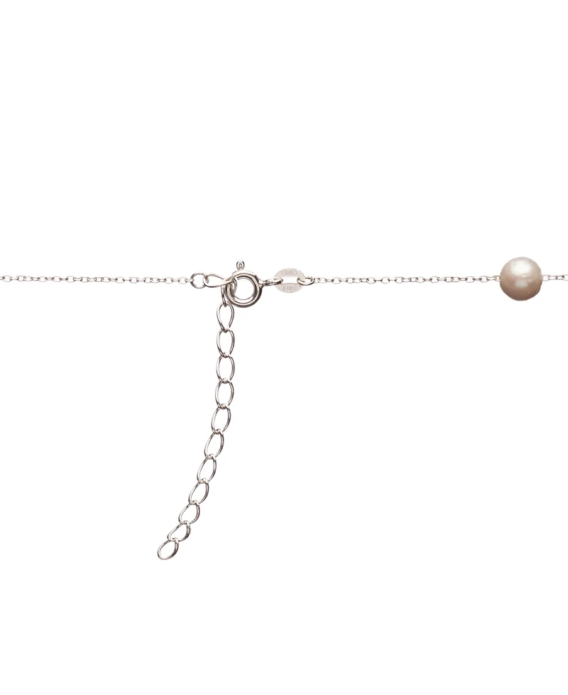 2-Pc. Set Cultured Freshwater Pearl (6-1/2 - 7mm) Collar Necklace & Matching Stud Earrings