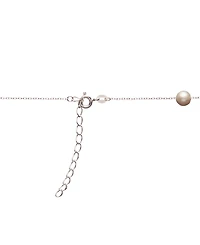 2-Pc. Set Cultured Freshwater Pearl (6-1/2 - 7mm) Collar Necklace & Matching Stud Earrings