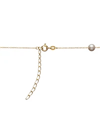 2-Pc. Set Cultured Freshwater Pearl (6-1/2 - 7mm) Collar Necklace & Matching Stud Earrings