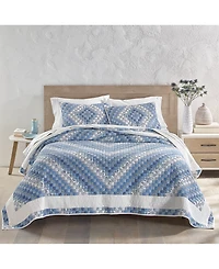 Charter Club Around the World Artisan 3-Pc. Quilt Set, King, Exclusively at Macy's