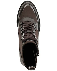 Dkny Women's Toia Lace-Up Zip Block Heel Booties