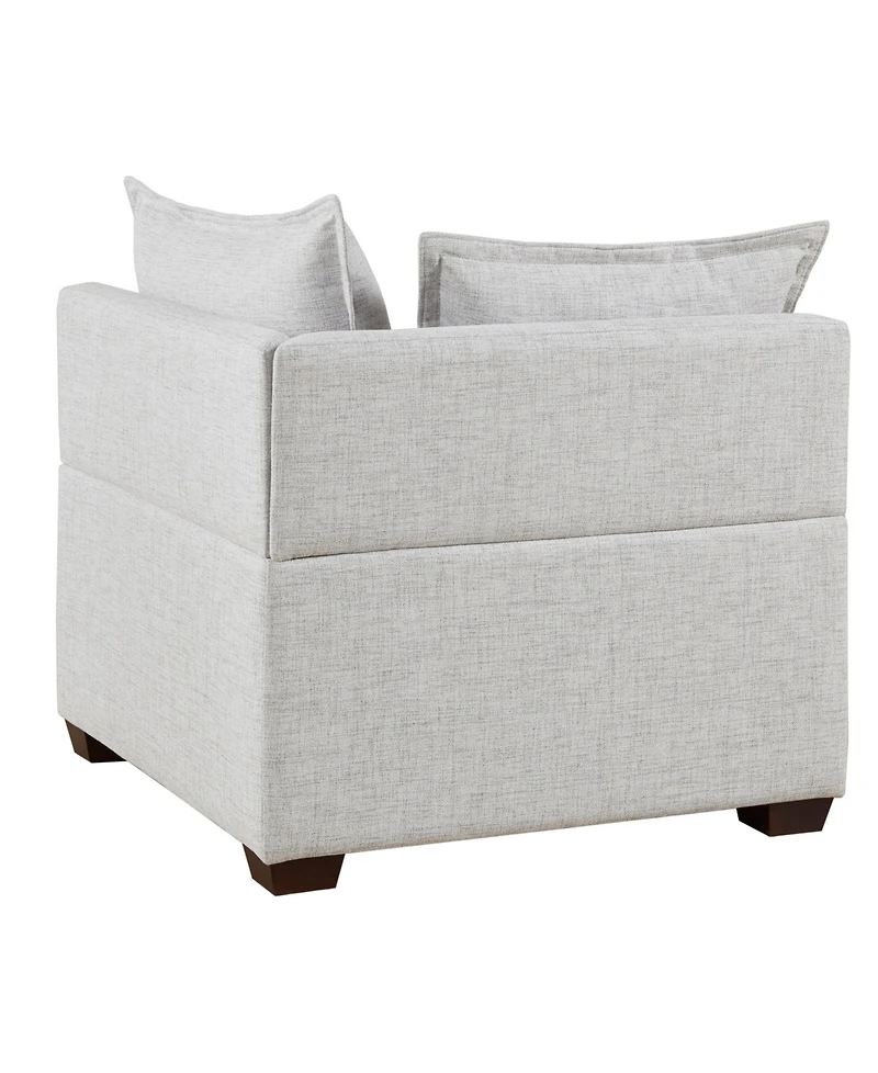 Ink+Ivy 34" Molly Wide Fabric Modular Corner Chair