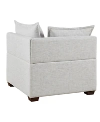 Ink+Ivy 34" Molly Wide Fabric Modular Corner Chair