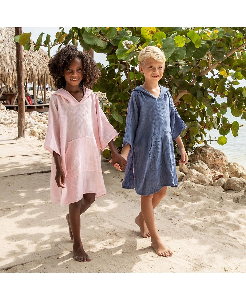 Denim Blue Beach Poncho
