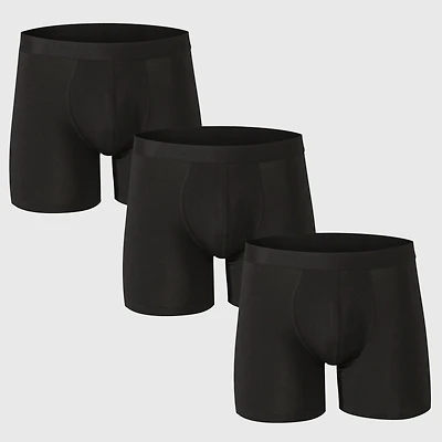 Alpine Swiss Men's Boxer Briefs 3 Pack Underwear Breathable Comfortable Trunks
