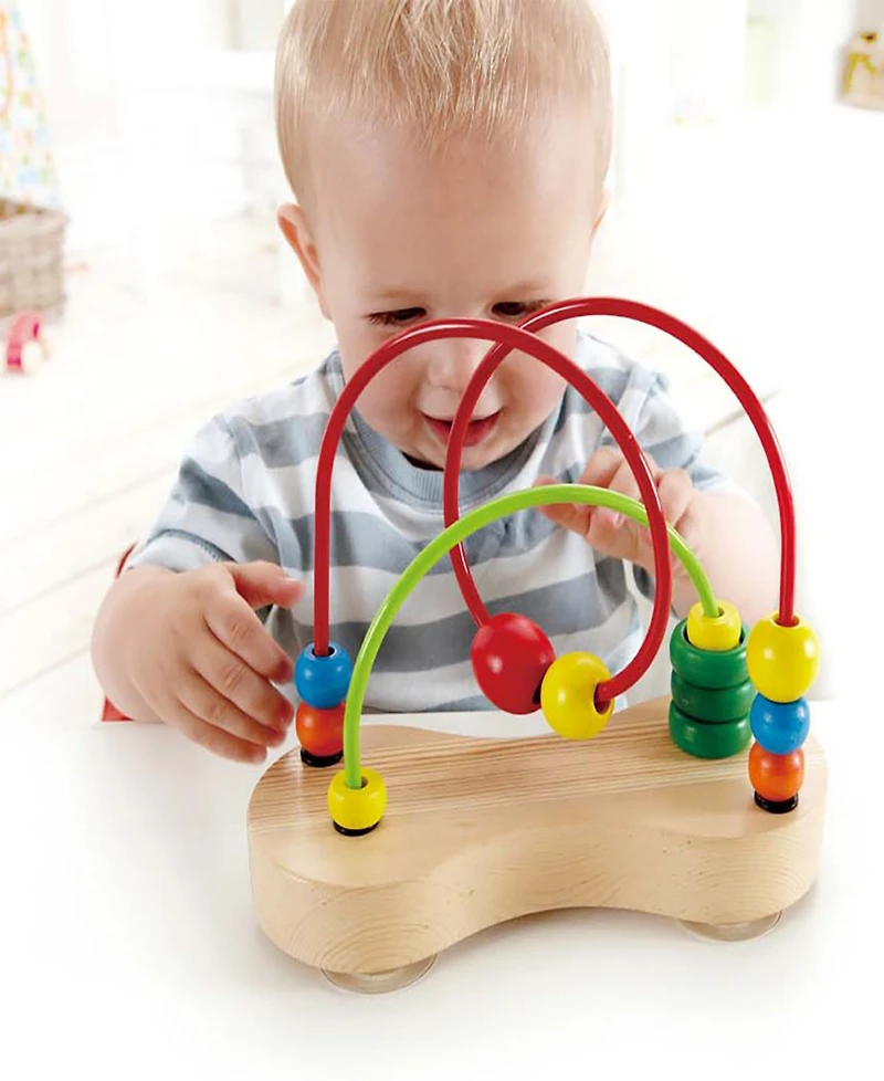 Hape Double Bubble Wooden Bead Maze Toddler Toy