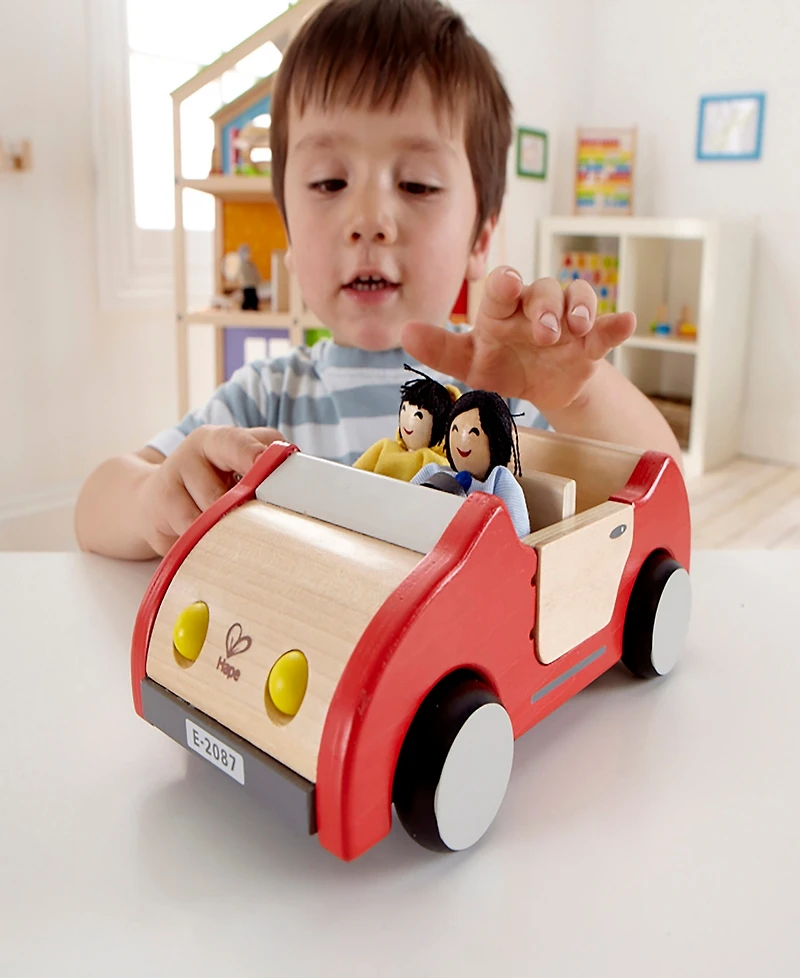 Hape Happy Family Caucasian Dollhouse Set