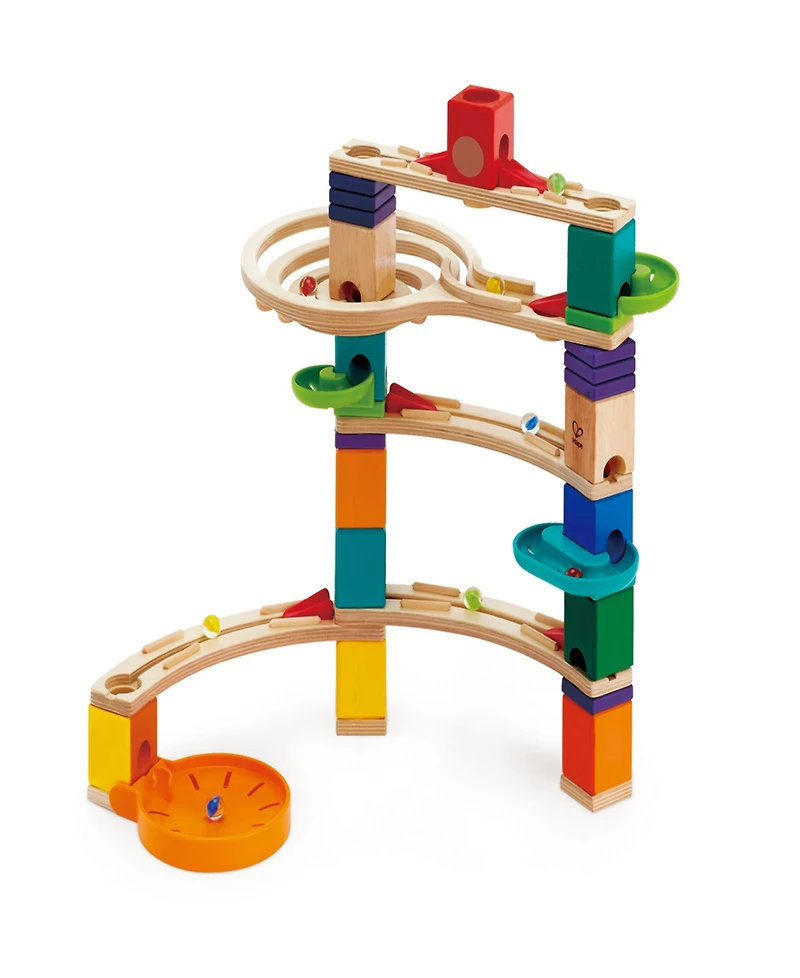Hape Cliffhanger Quadrilla Marble Run Construction