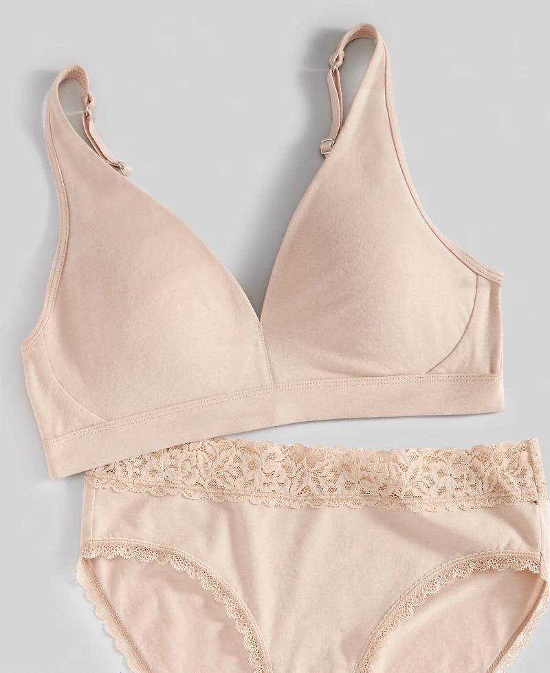 State of Day Women's Cotton Blend Bralette, Created for Macy's
