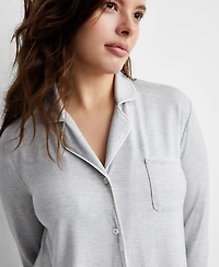 State of Day Women's Notch Collar Sleepshirt Xs-3X, Created for Macy's