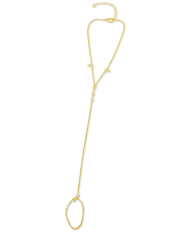 Adornia 14k Gold-Plated Adjustable Hand Chain