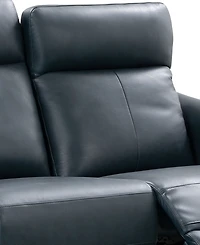 Tanya 62" Leather Power Reclining Loveseat with Power Headrest
