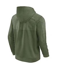 Men's Fanatics Olive Kentucky Wildcats Oht Military-Inspired Appreciation Stencil Pullover Hoodie